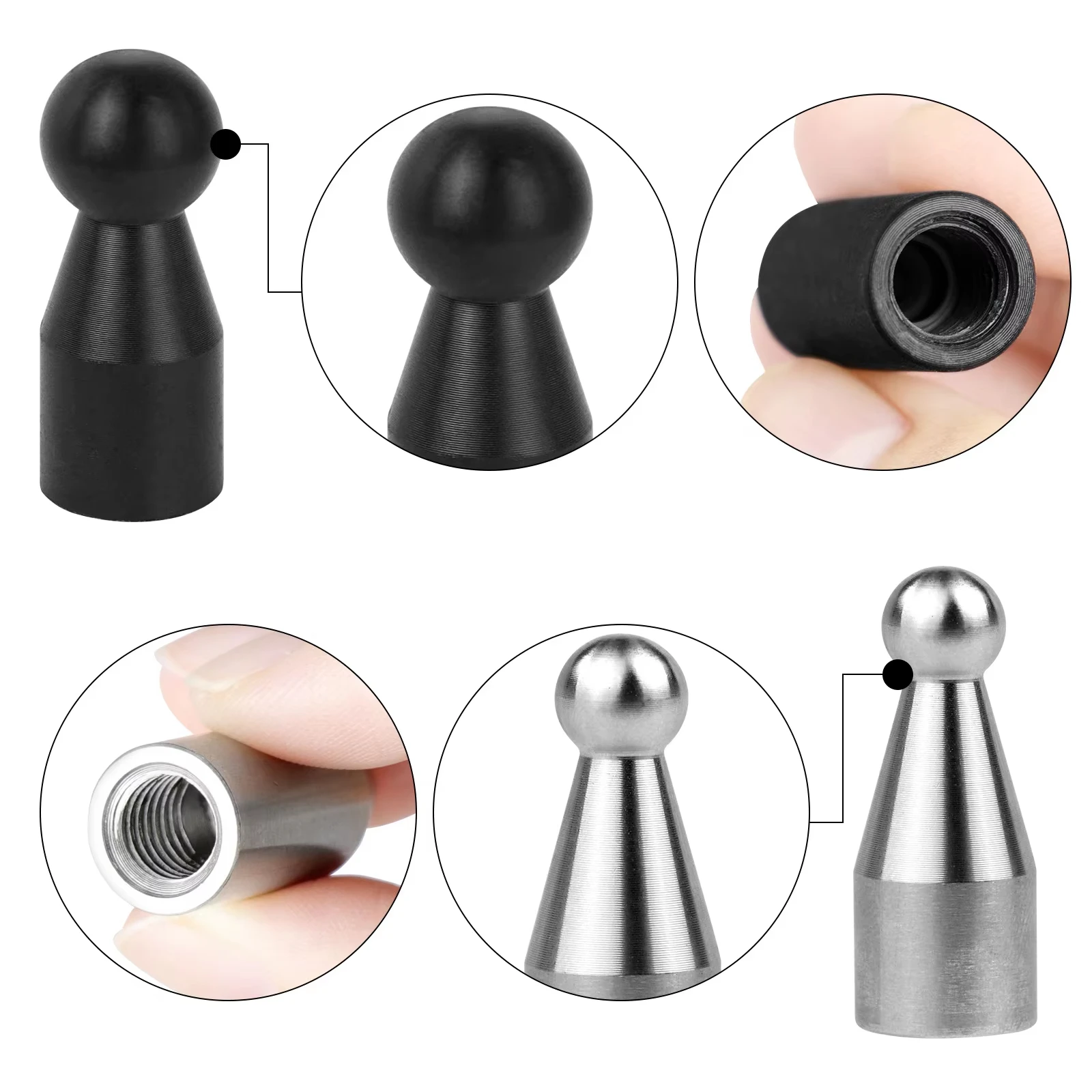 Стержни для удаления вмятин новый дизайн инструменты крючков толкатель черный