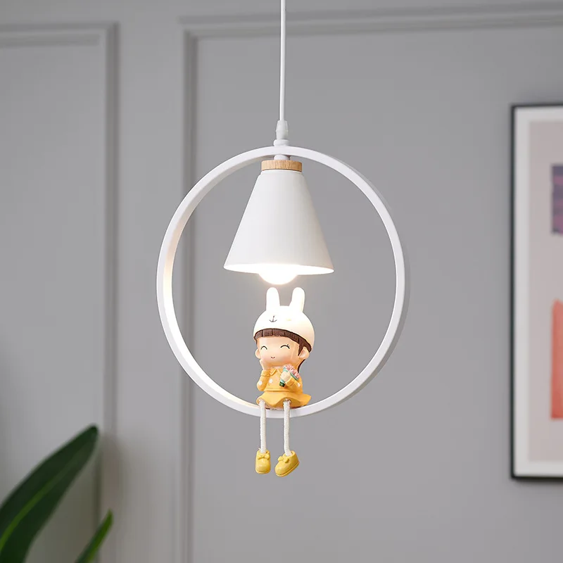 Bedroom Bedside Pendant Chandelier Nordic Children's Light Lamp for Living Dining Room Modern Lamp Aesthetic Lighting Home Decor