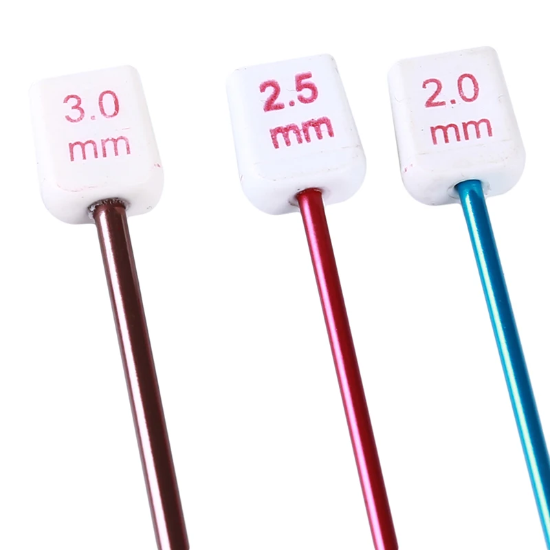 11 шт./упаковка алюминиевые вязальные крючки |