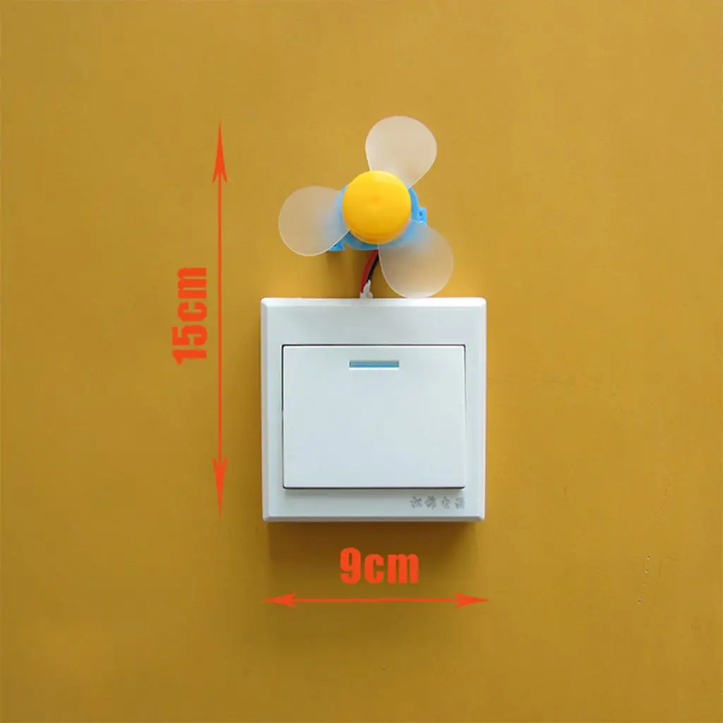 

2X Busy Board Accessory Switch Fan Montessori Educational Toy Indoor Play Game