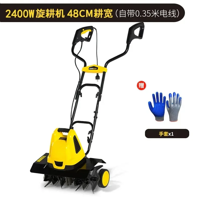 Электрический скарификатор небольшой бытовой микрокультиватор копающая земля