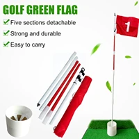 golf flagstick 185cm golf flag cup for yard pro detachable golf hole cup and flag driving range anti rust glass fiber 5 sec u7i4
