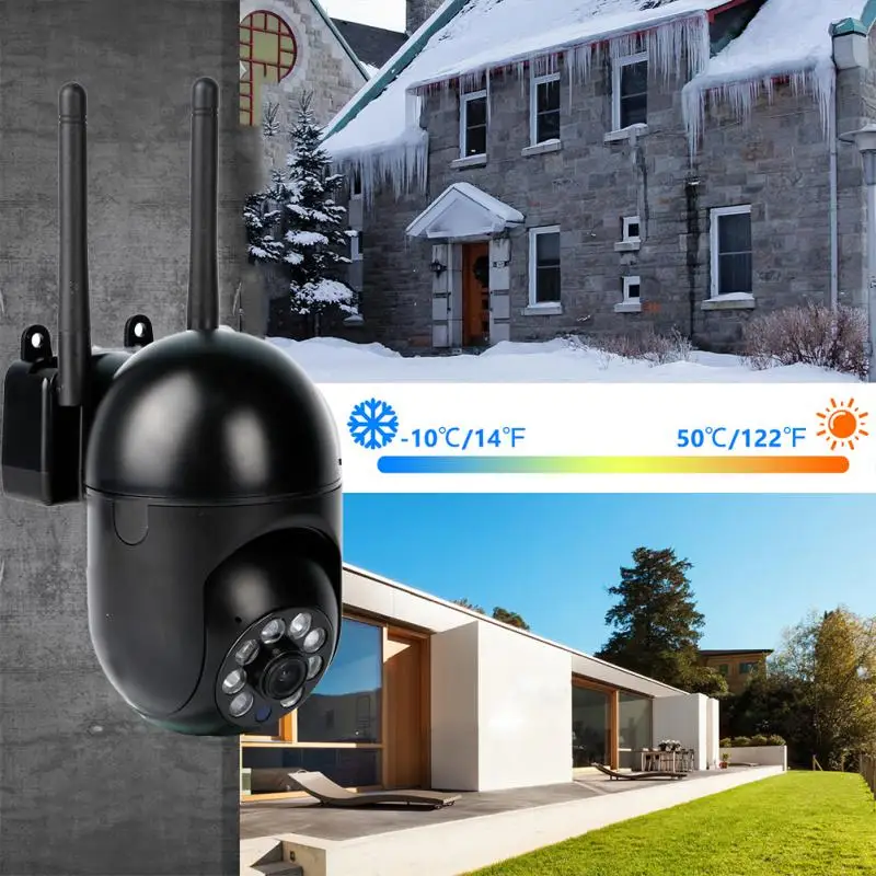 

3MP HD Wireless Video Surveillance Camera Wifi Night Vision Auto Human Tracking Smart Home Protection With Motion Detection