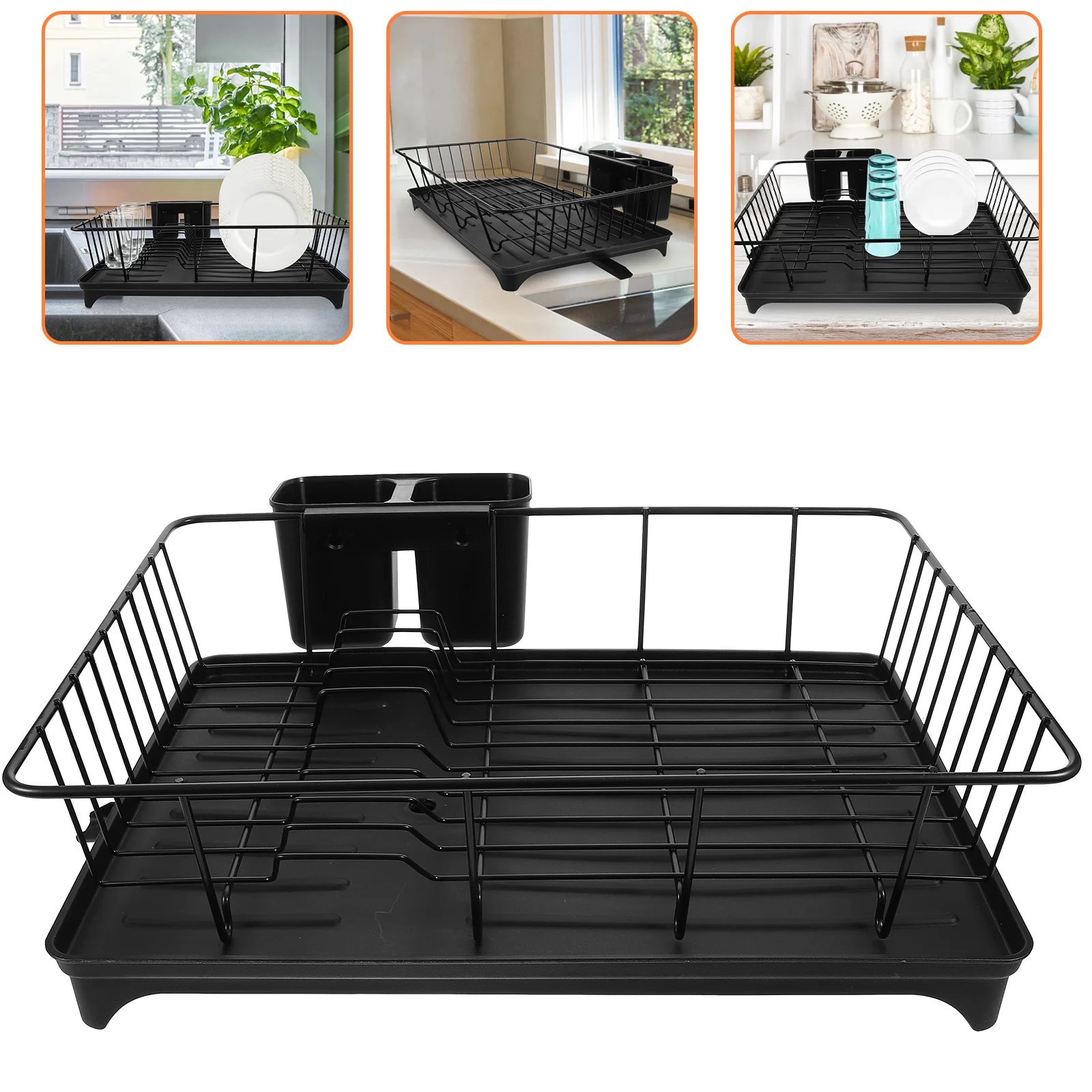 

Kitchen Dish Drying Rack Bowl Cup Storage Rack Tableware Drain Dish Rack Drainer