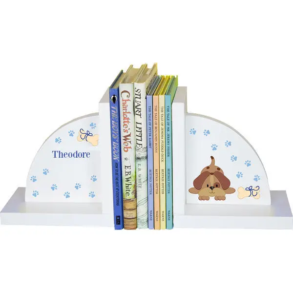 Персонализированные детские книжки с голубым щенком