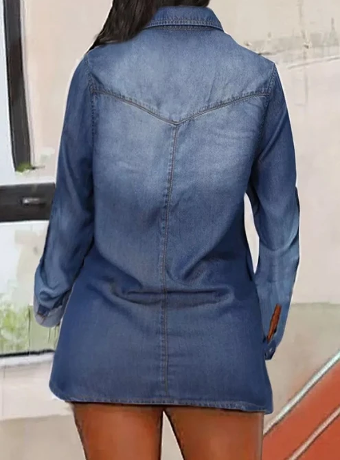 Рисунок 2 - Женская джинсовая рубашка