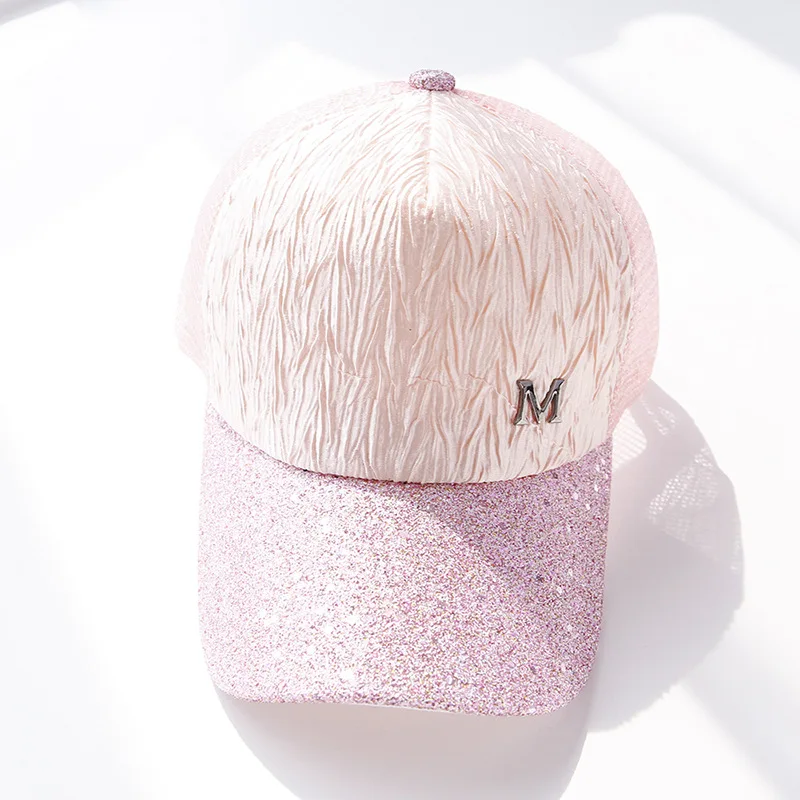 Кепка Мужская/Женская сетчатая дышащая бейсболка с плоским козырьком