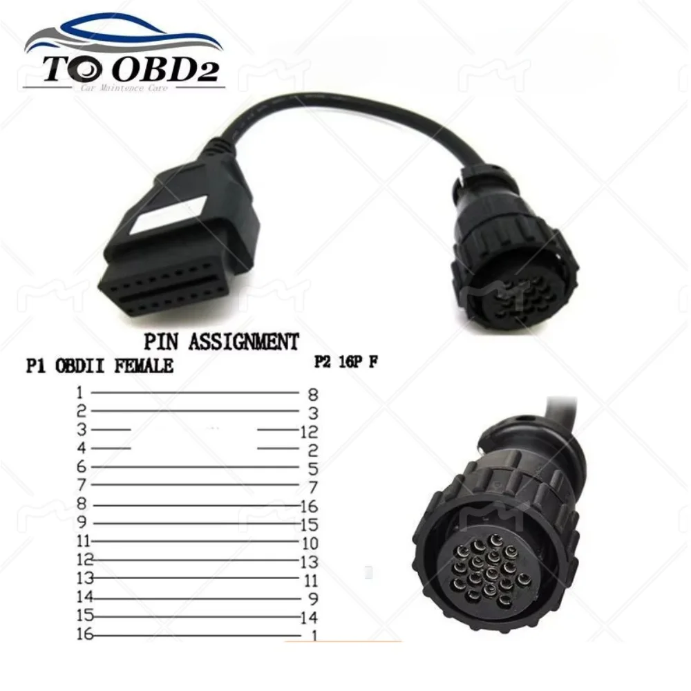 

Диагностический Кабель-адаптер Scania 16-контактный OBD2