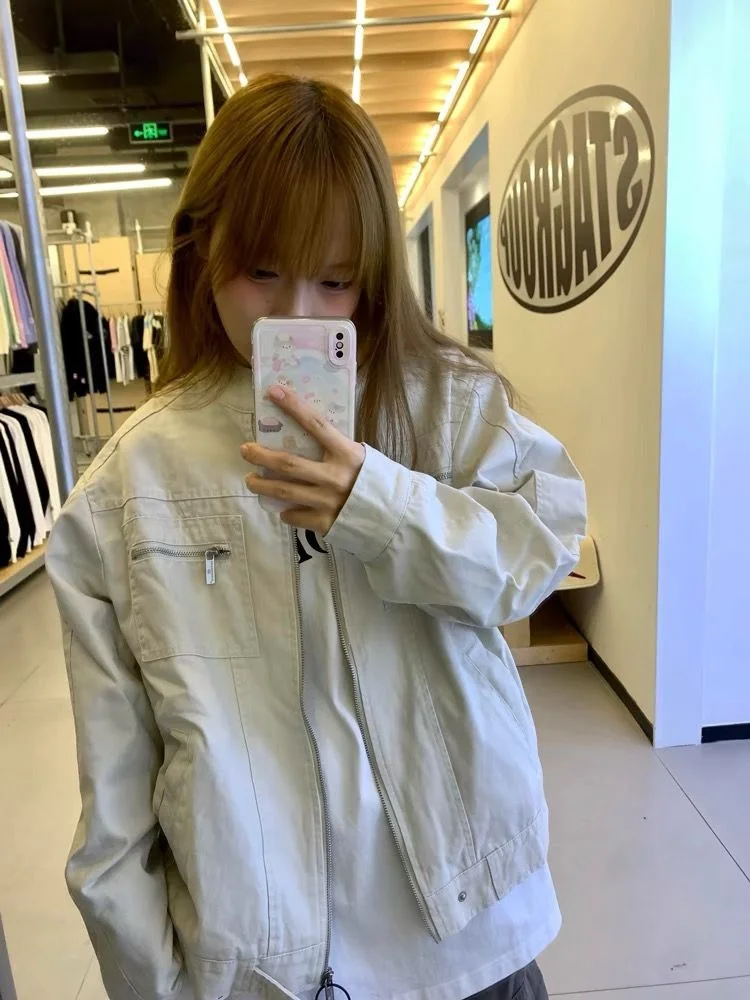 Американская винтажная бейсбольная форма повседневная верхняя одежда для