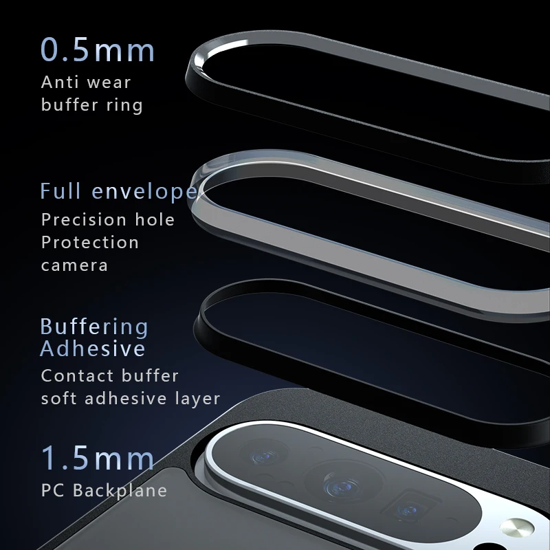 Чехол с беспроводной зарядкой для Google Pixel 9 Pro чехол защитой от падения Mircropyle XL Fundas