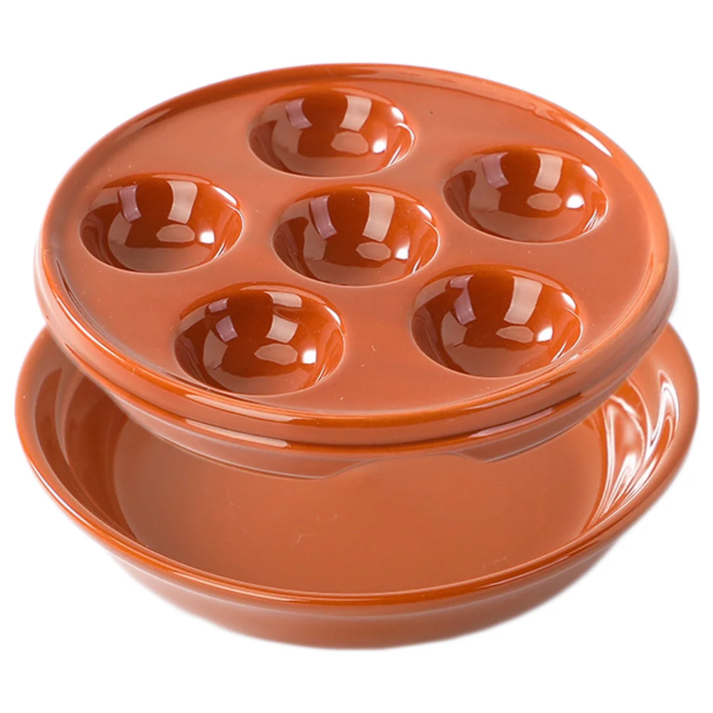 

Snail Dish Ceramic Escargot Dishes Oyster Mushroom Baking Pan Appetizer Plates Grill Griddle