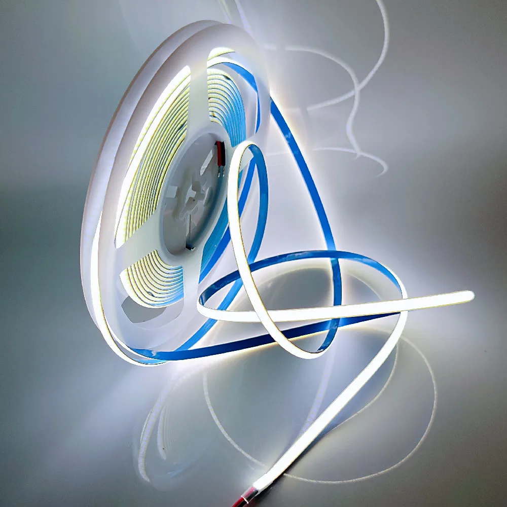 

HERULED Светодиодная лента COB 3/5/8/10 мм 384/528 LEDs 12/24В 5м