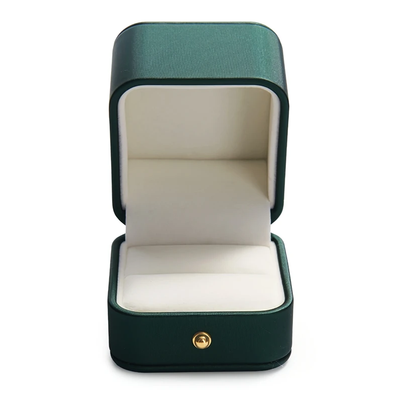 

Коробка для украшений Oirlv зелёная кожаная