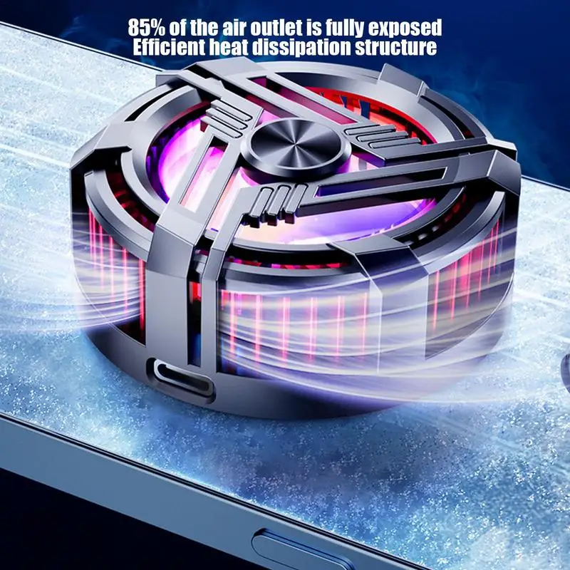 Магнитный кулер-радиатор с полупроводниковым RGB-чипом