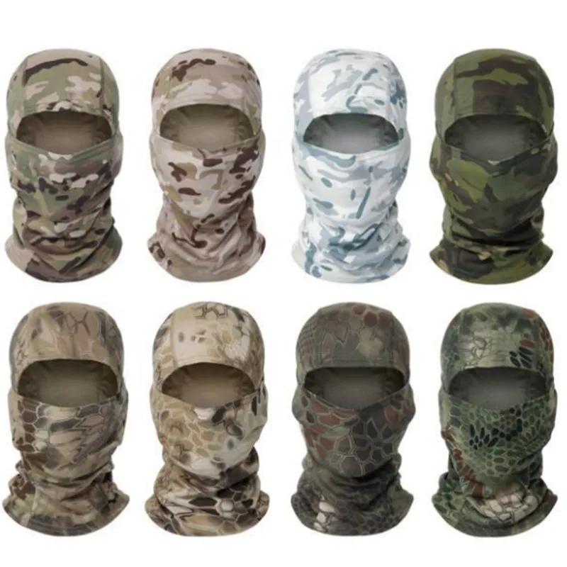 

Tactical Camouflage Balaclava Full Face Mask Wargame CP Military Hat Hunting Bicycle Cycling Army Multicam Bandana Neck Gaiter