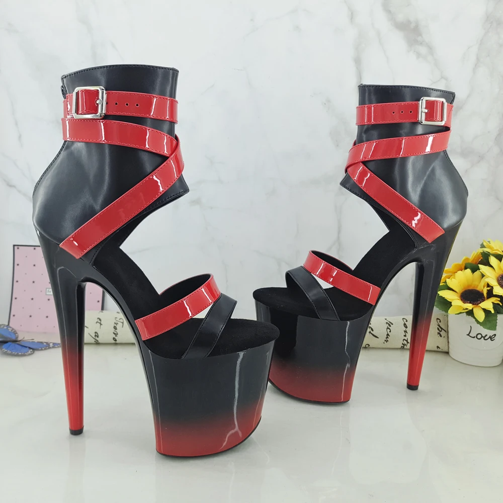 Leecabe 8Inch/20cm Women's Platform party High Heels Shoes Pole Dancing Shoes