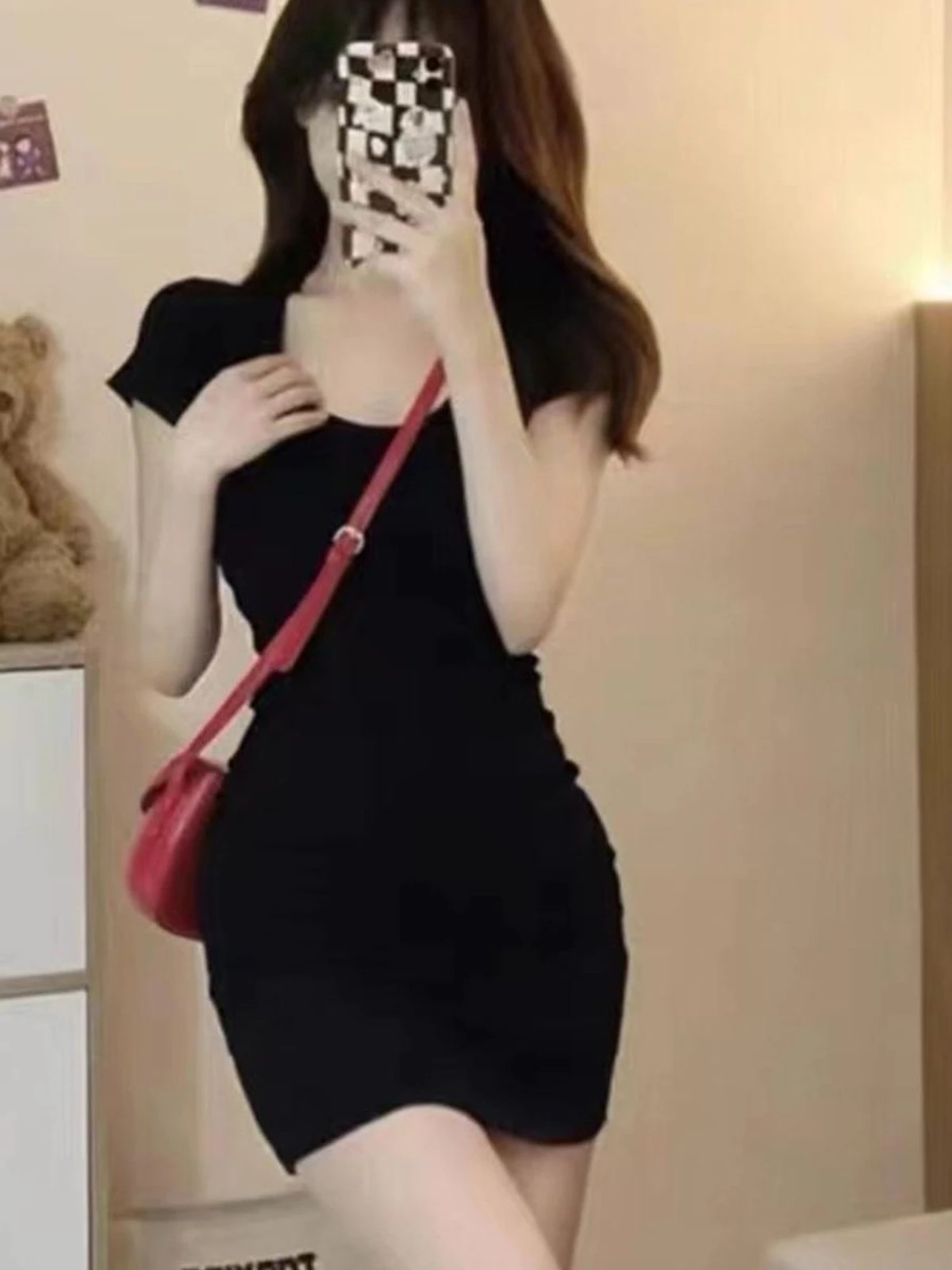 Женское летнее Европейское и американское сексуальное платье с коротким рукавом