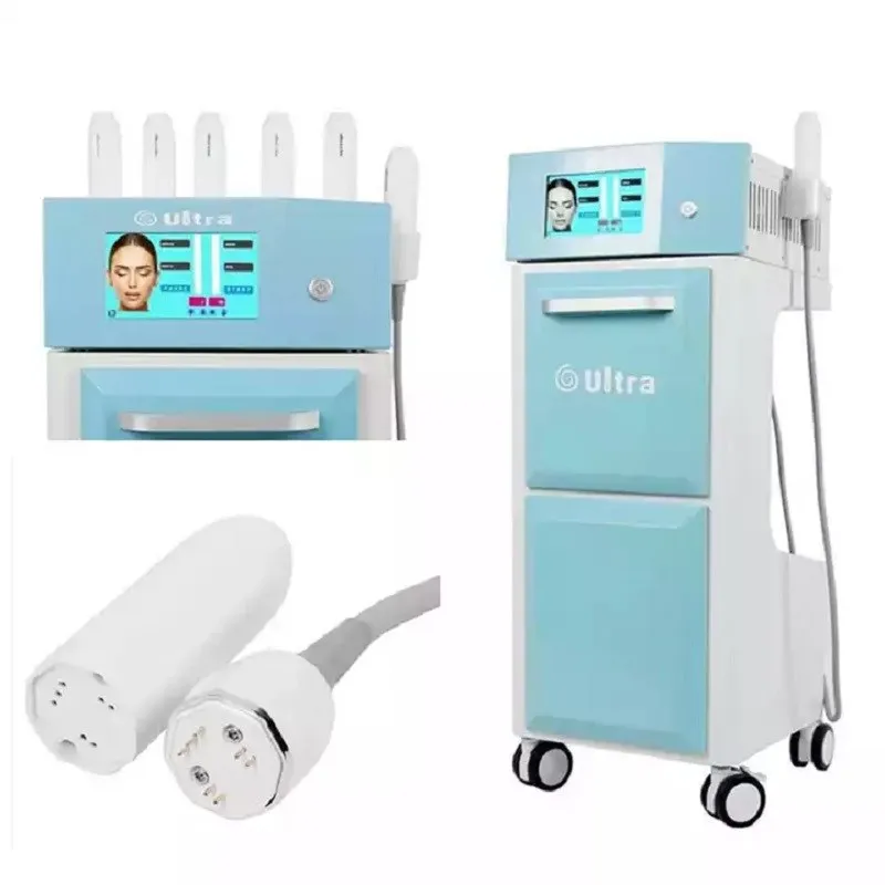 Ultrasonic Facial Skin Care shaped body Machine for Skin Tightening Anti-Wrinkle Ultrasound V Max  Body Slimming Machine