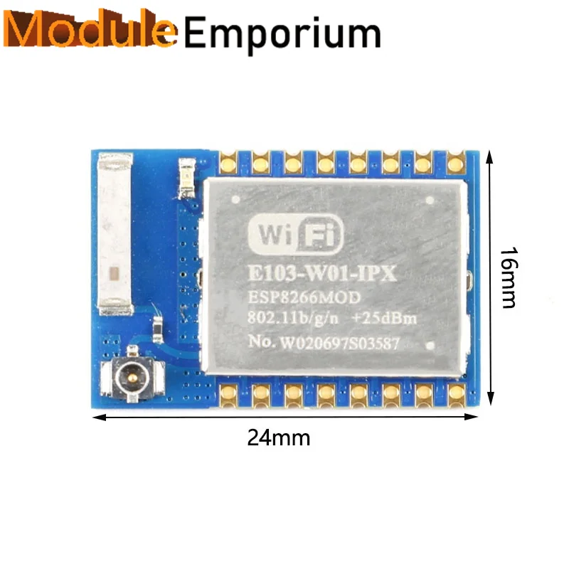 Новый беспроводной приемопередатчик ESP8266, серийная макетная плата Wi-Fi E103 W01 IPX