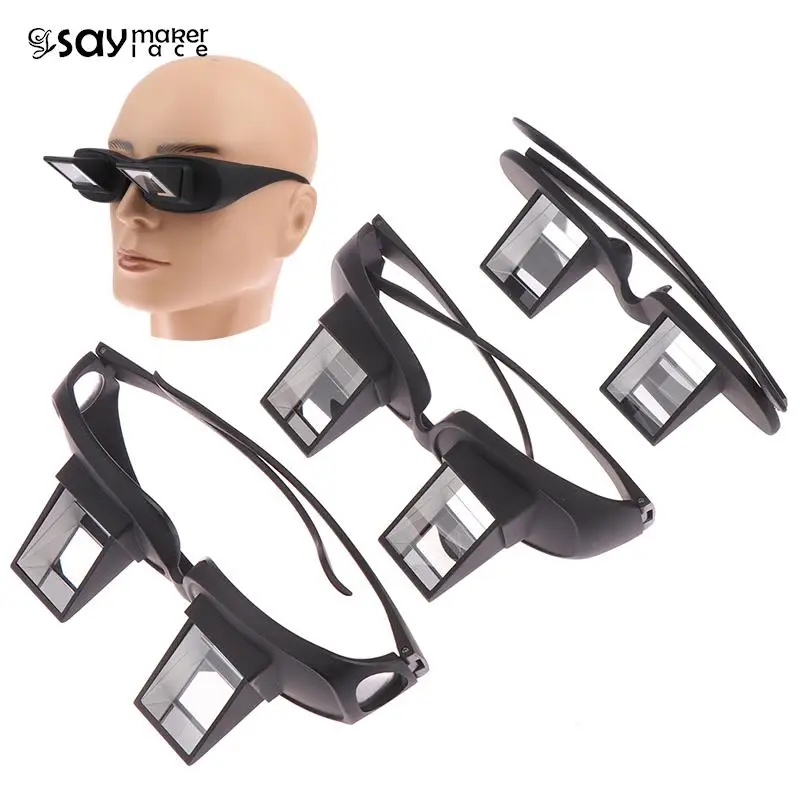 

1PCS Lazy Creative Periscope Horizontal Reading Sit View Glasses Bed Prism Spectacle 3Sizes