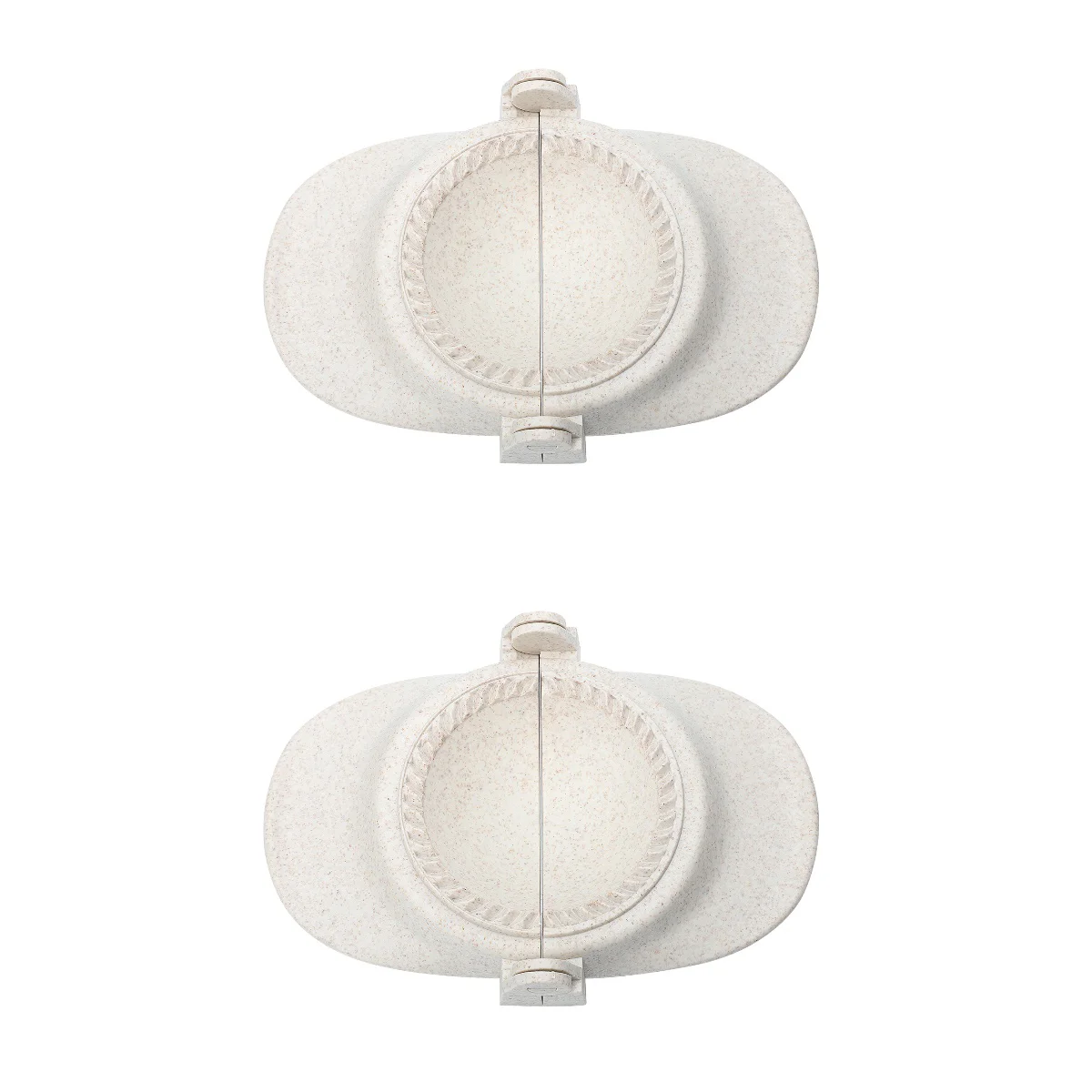 

2pcs Manual Dumplings Maker Chinese Wontons Ravioli Dumplings Press