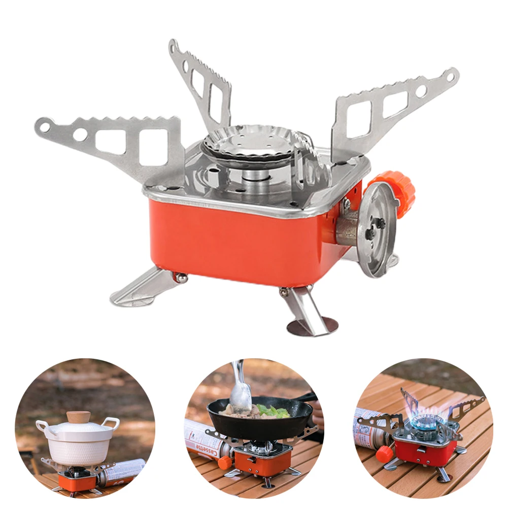 

Portable Camping Gas Stove Collapsible Gas Burner For Fishing Hiking Picnic Outdoor Camping Gas Stove Tourism Equipment Supplies