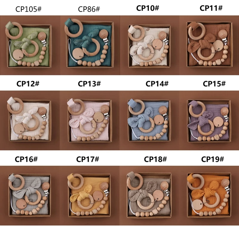 

3 шт., цепочка-зажим для соски-пустышки