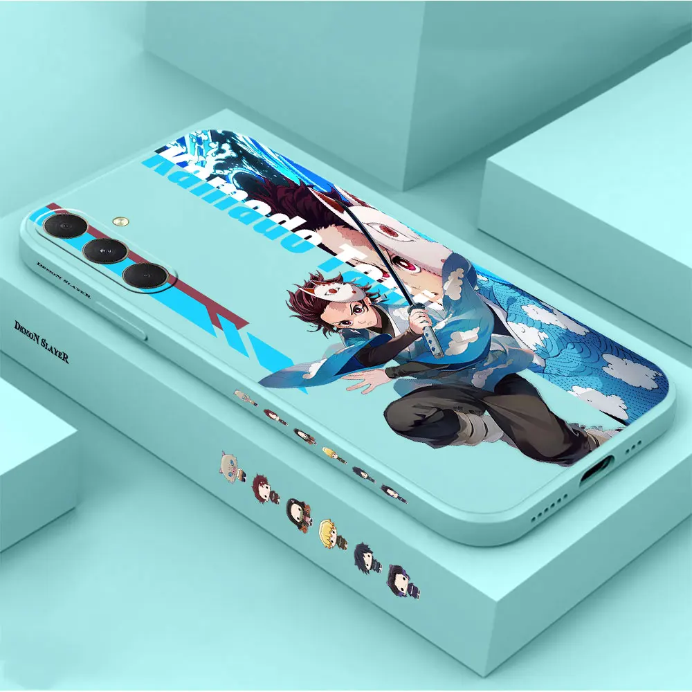 

Demon Slayer Kimetsu No Yaiba Case For Samsung M80S M60S M40S M32 M22 M12 Note 20 10 9 A50 A30 A20S A14 A10 A10S A02 4G 5G Cover