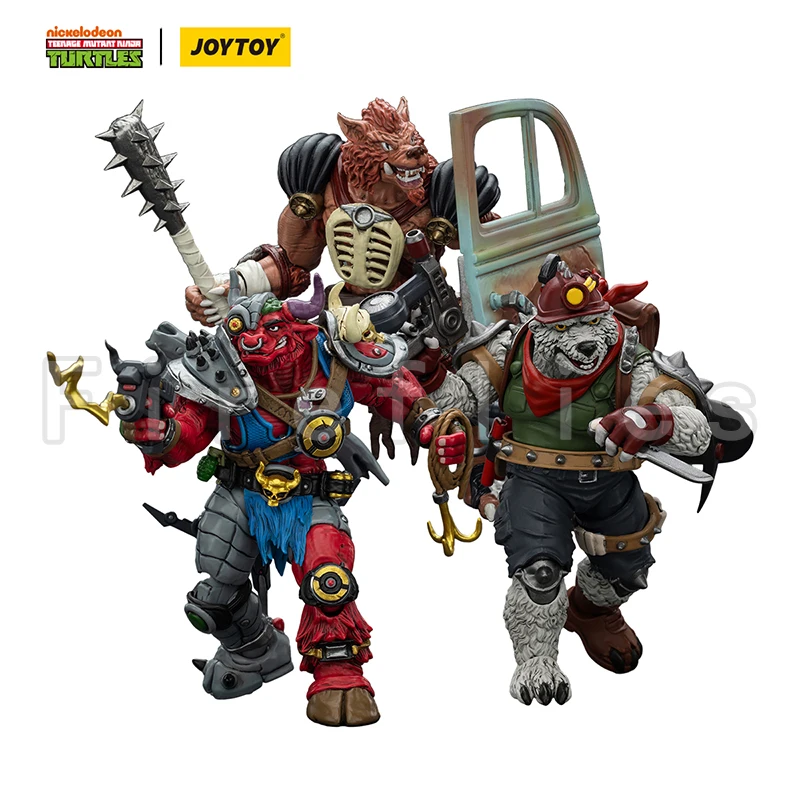 Фото Фигурка JOYTOY 1/18 Черепахи-Dirtbag Groundchuck Rahzar Аниме №1