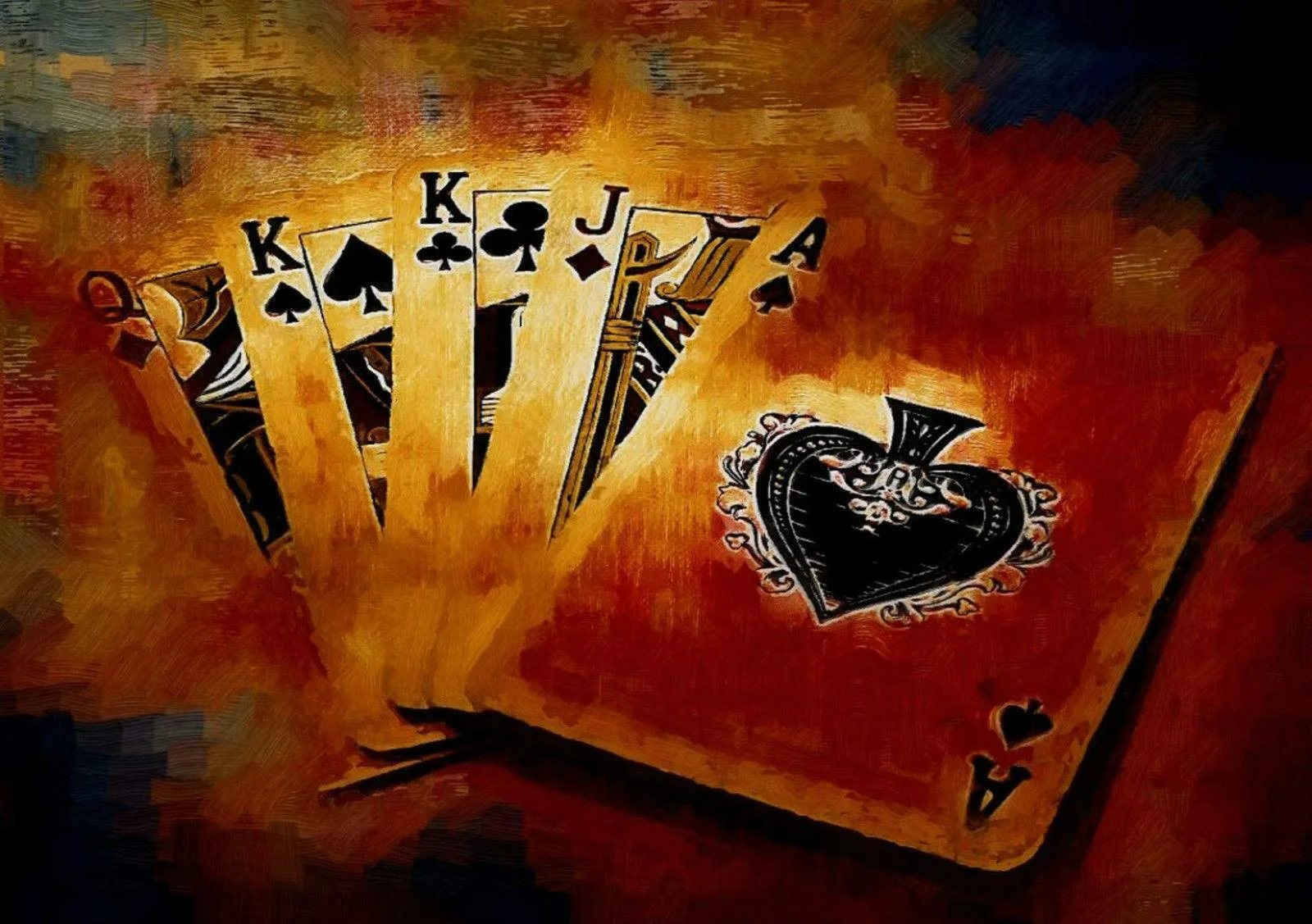 

Cards Giant Art Film Print Silk Poster Home Wall Decor 24x36inch