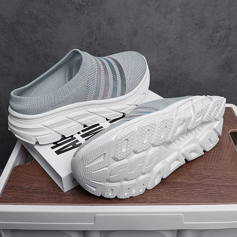 Men Women Breathable Shoes Casual Flat Loafers Walking Sneakers Size 35-44