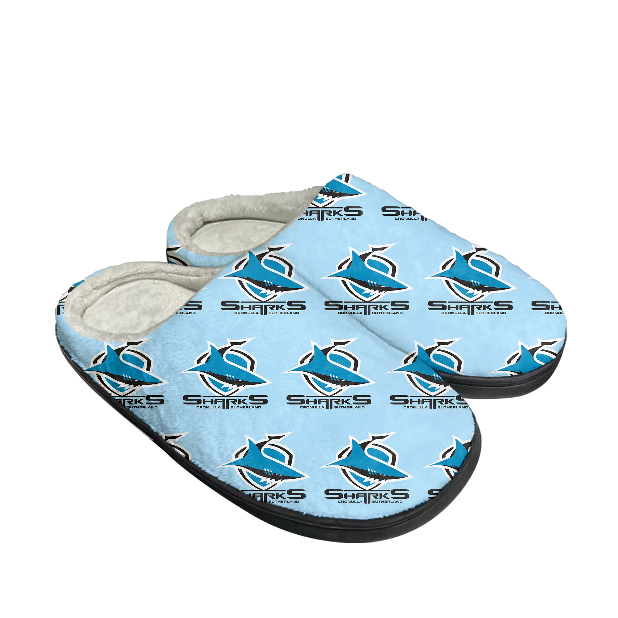 

Cronulla Sutherland Australian Rugby Home Cotton Slippers Mens Womens Plush Bedroom Casual Keep Warm Shoes Thermal DIY Shoe