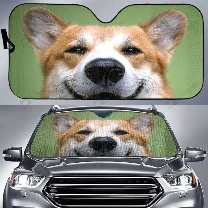

Corgi Auto Sun Shade Car Windshield Window Cover Sunshade