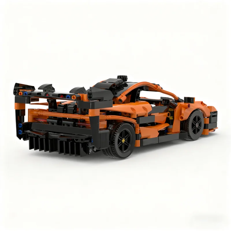 Фото 848 деталей MOC McLarenesd Senna: Техническая модель, строительные блоки, архитектурный конструктор, подарки на фестиваль, игрушки, развивающие кубики №2