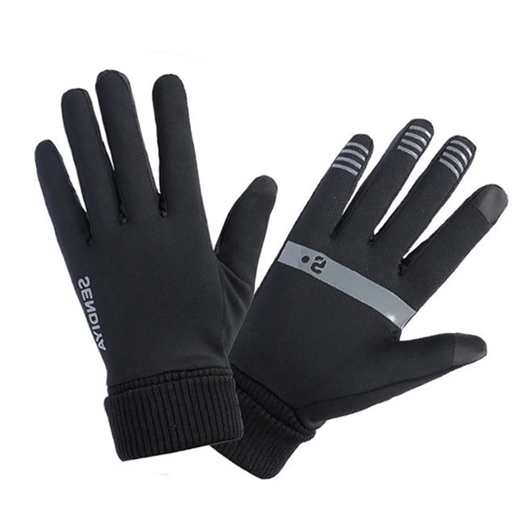 

Outdoor Thicken Warm Wind-proof Suede Full Cover Screen Touch for Hiking Camping Cycling Fishing - Size