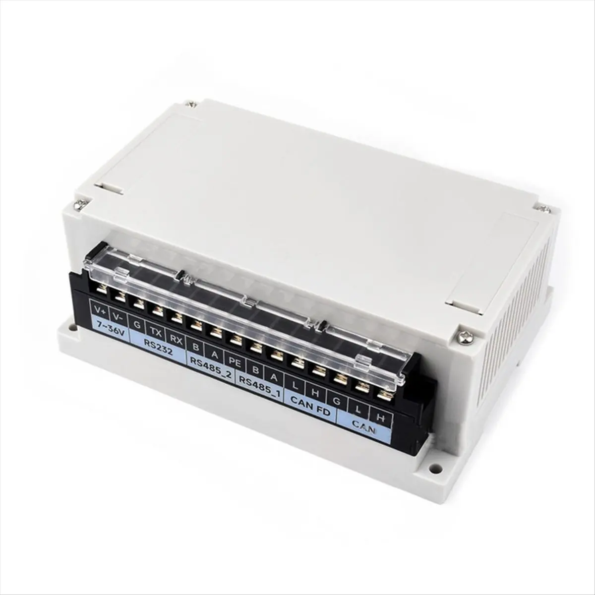 Фото (N11R) Изолированная плата расширения RS232/RS485/CAN/CAN FD для Raspberry Pi 4/5: расширяет возможности до 2xRS485+1xRS232+1xCAN FD+1xCAN, с корпусом B №4