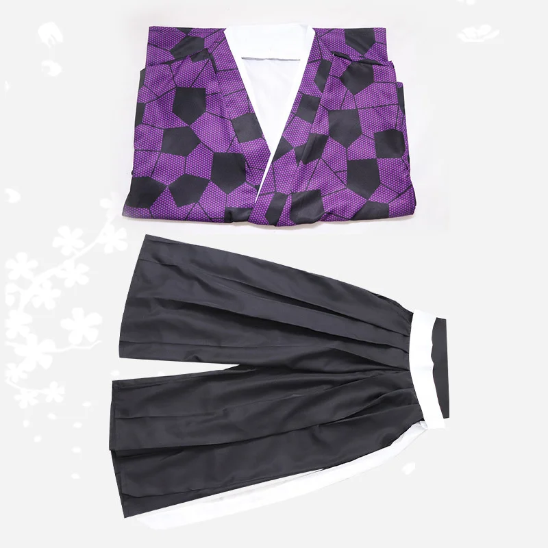 Костюм для косплея из аниме рассекающий демонов кимоно Униформа рубашка