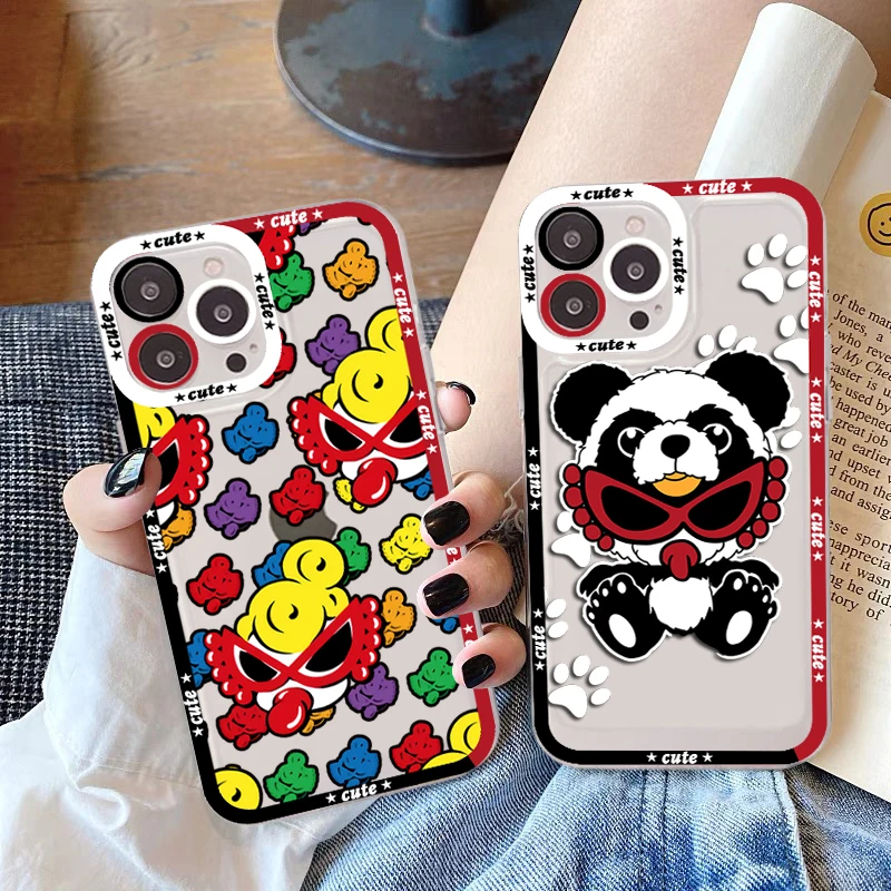 

Japan Fashion hysteric mini Phone Case for iPhone 11 12 13 Mini Pro Max 14 Pro Max Case shell