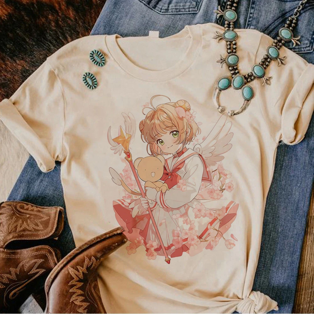 

Cardcaptor Sakura t shirt women anime Tee girl funny streetwear comic clothing