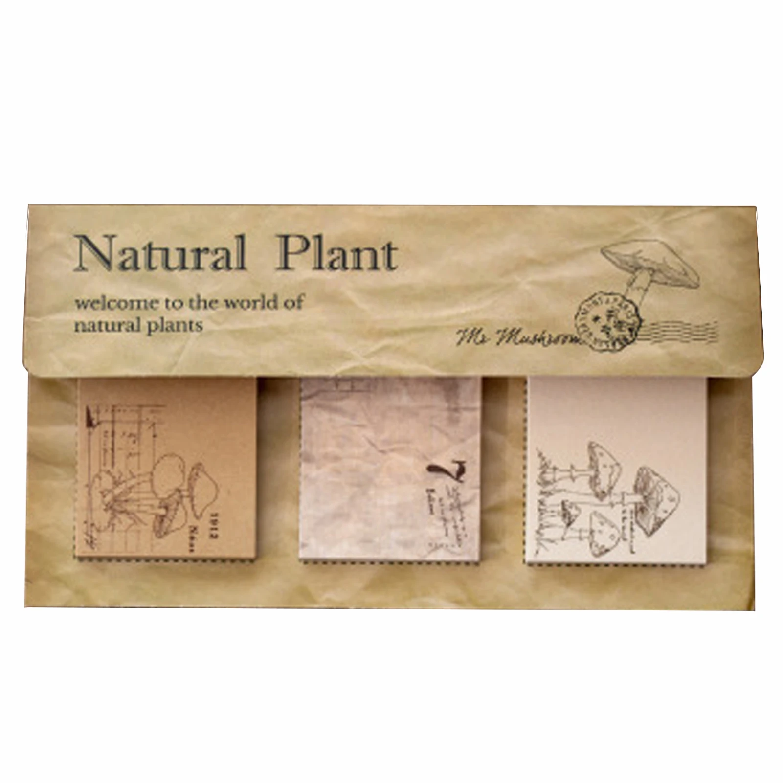 

60pcs/set Stationery Sticker Vintage Scrapbooking DIY Sheet Gift Writing Note Pad Student Diary Planner Decal Plants Memo