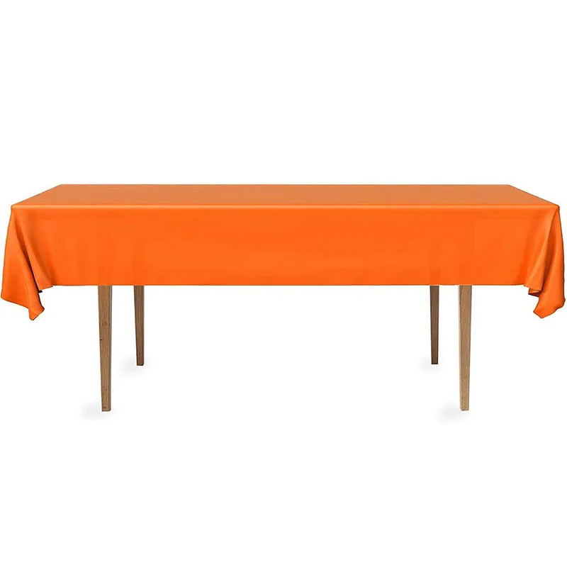 

54X108 дюймовый свадебный набор, пластиковый одноразовый стол, скатерть для стола