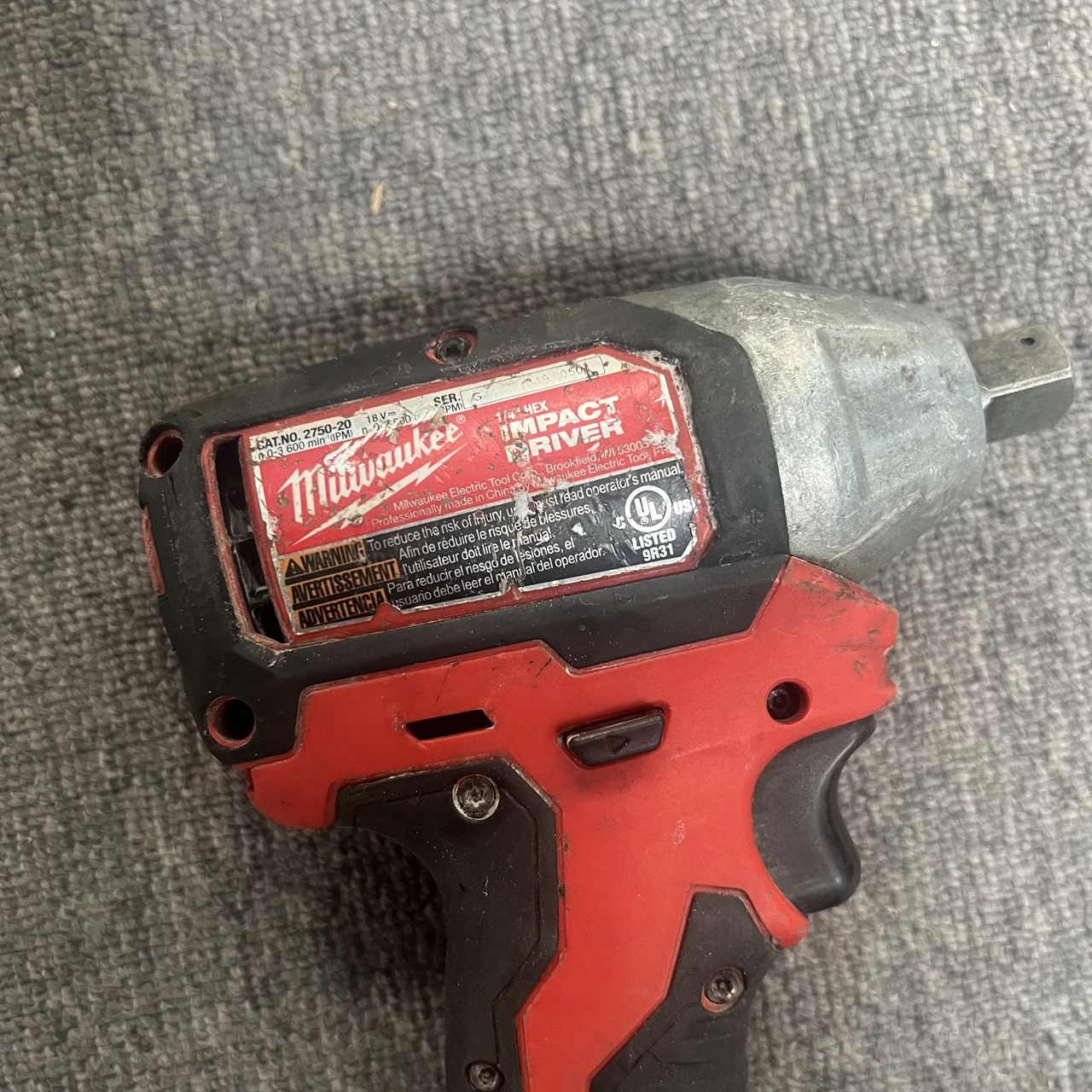 Электрический гайковерт Milwaukee 2750-20 18 в M18 литий-ионный бесщеточный ударный 2/1