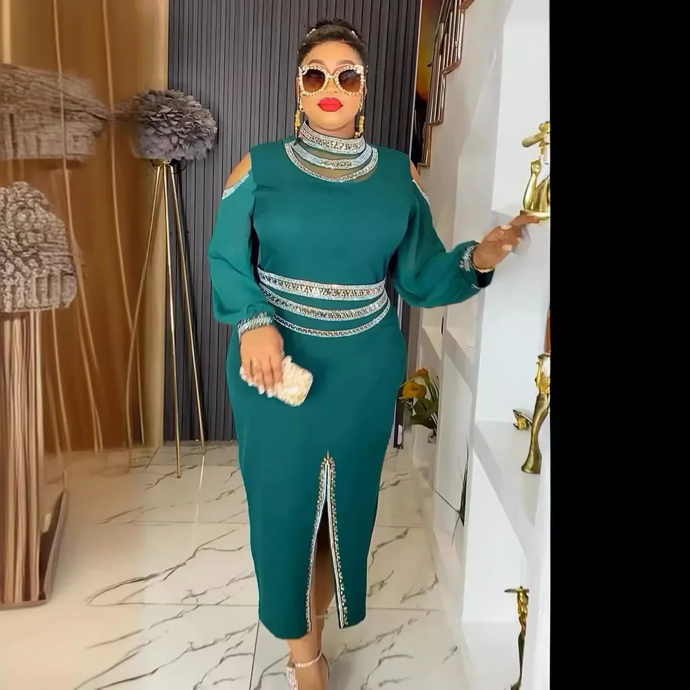 Элегантные африканские платья для женщин 2024 Новая летняя африканская одежда