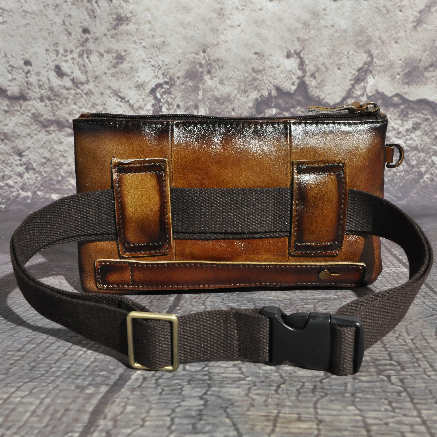 Модная кожаная сумка-слинг через плечо Crazy Horse дизайнерская Повседневная