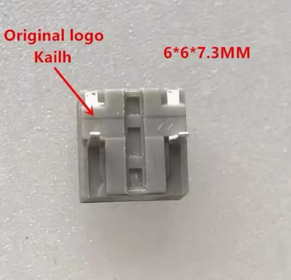 5 шт. новая кнопка отключения звука Kailh 6*6*7 3 мм quare бесшумный микропереключатель