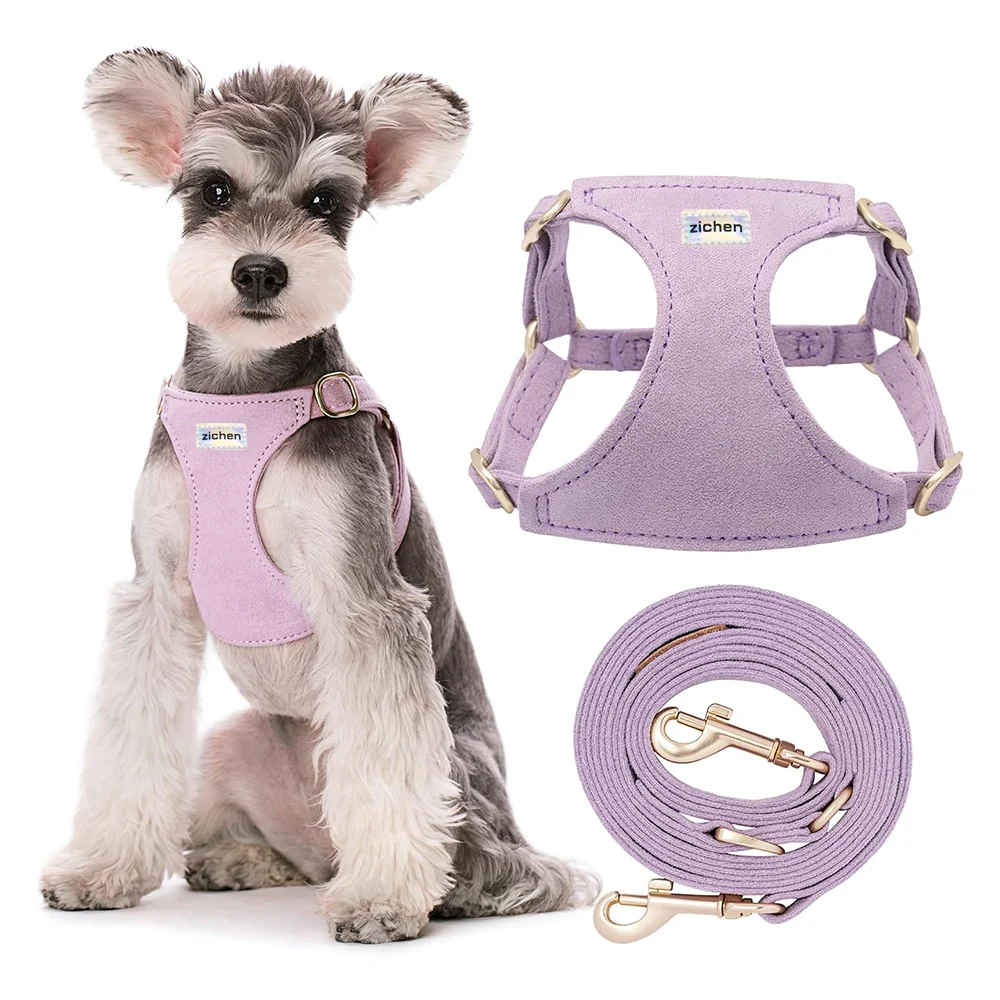 Шлейка для маленьких собак с многофункциональным поводком легкая мягкая