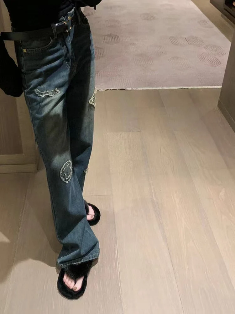 

Модные осенние новые яркие брюки с завышенной талией, элегантные облегающие прямые брюки, повседневные слаксы.