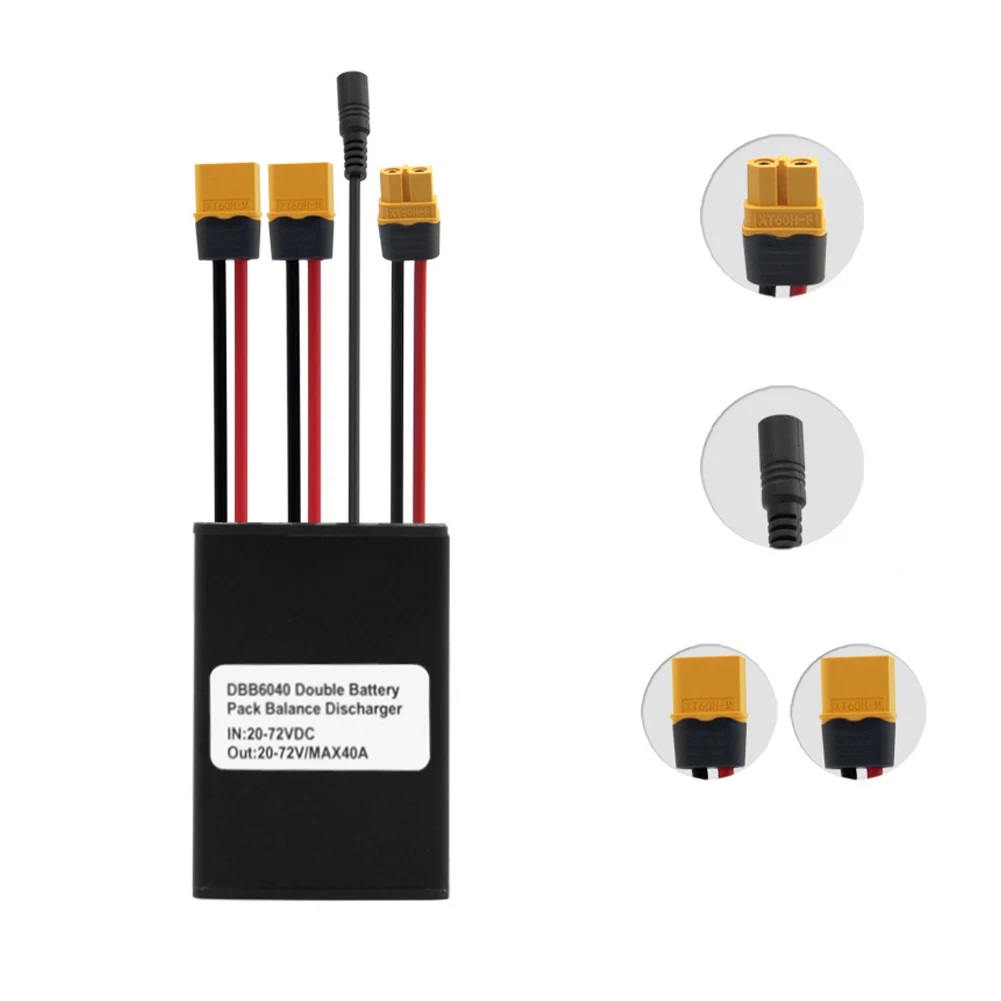 Адаптер для подключения преобразователя разряда батареи Ebike 12 В-72 В 40 А с портом