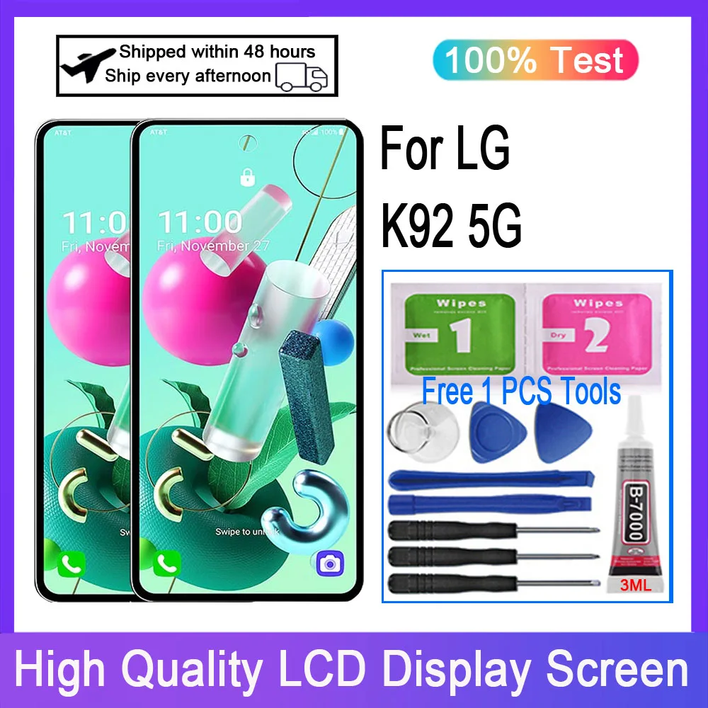 

Original For LG K92 5G LMK920 LM-K920 LCD Display Touch Screen Digitizer Replacement