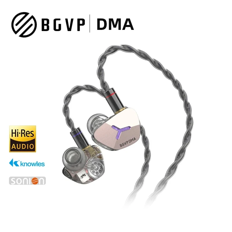 Наушники-вкладыши BGVP DMA 1DD+2BA +2BCD